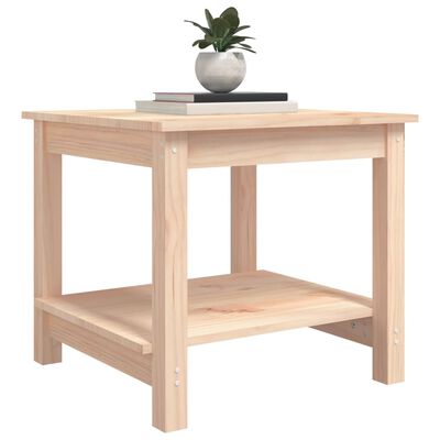 vidaXL Coffee Table 50x50x45 cm Solid Wood Pine