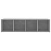 vidaXL TV Cabinets 3 pcs Concrete Grey 142.5x35x36.5 cm Engineered Wood