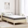 vidaXL Mattress Topper White 90 x 200 x 6 cm Jaquard Fabric