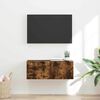 vidaXL TV Wall Cabinet Smoked Oak 78.5 x 31 x 29.5 cm Engineered Wood