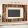 vidaXL TV Cabinet Set Wall-mounted 10 pcs Old Wood Engineered Wood