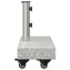 vidaXL Parasol Base Gery 45 x 25 x 45 cm Granite