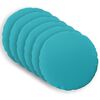 vidaXL Cushion Cover 6 pcs HEERLEN Turquoise &Oslash; 30 cm Polyester