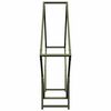 vidaXL Firewood Rack Olive Green 100x25x100 cm Cold-rolled steel