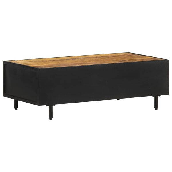 vidaXL Coffee Table 105x50x35 cm Rough Mango Wood