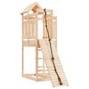 vidaXL Playhouse with Climbing Wall Solid Wood Pine