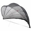 vidaXL Pool Dome Folding Manual Black 592 x 590 x 275 cm