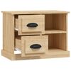vidaXL Bedside Cabinet Sonoma Oak 60x35.5x45 cm