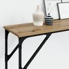 vidaXL Console Table Artisan oak 200 x 29 x 75 cm