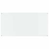 vidaXL Kitchen Backsplash Transparent 120 x 60 x 0.6 cm Tempered Glass