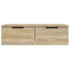 vidaXL Wall Cabinet Sonoma Oak 68x30x20 cm Engineered Wood