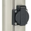 vidaXL Bollard Light with Outlet 50 cm Stainless Steel IP44