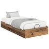 vidaXL Ottoman Bed Frame Old Wood 80.5 x 200 cm Engineered Wood