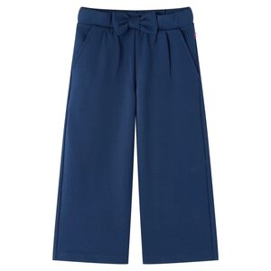 Kids' Pants with Wide Legs Navy 116