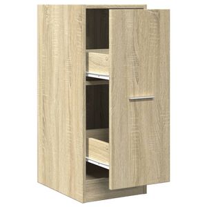 vidaXL Apothecary Cabinet Sonoma Oak 30x41x77,5 cm Engineered Wood