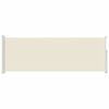 vidaXL Retractable Side Awning 160 x 500 cm Cream