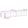 vidaXL TV Cabinets with LED Lights 2 pcs Grey Sonoma 80x30x30 cm