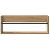 vidaXL Magazine Rack Artisan Oak 80 x 12 x 30 cm Engineered Wood