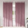 vidaXL Blackout Curtains 2 pcs Dark Pink 140 x 245 cm Velvet