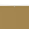 vidaXL Vertical Awning Beige 140x420 cm Oxford Fabric