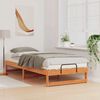 vidaXL Bed Frame Brown 90 x 220 cm Solid Pine Wood