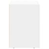 vidaXL Bedside Table White 40 x 35 x 50 cm Engineered Wood