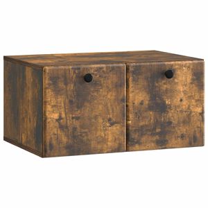 vidaXL Wall-Mounted TV Cabinet 59.5 x 41 x 30 cm Smoked Oak
