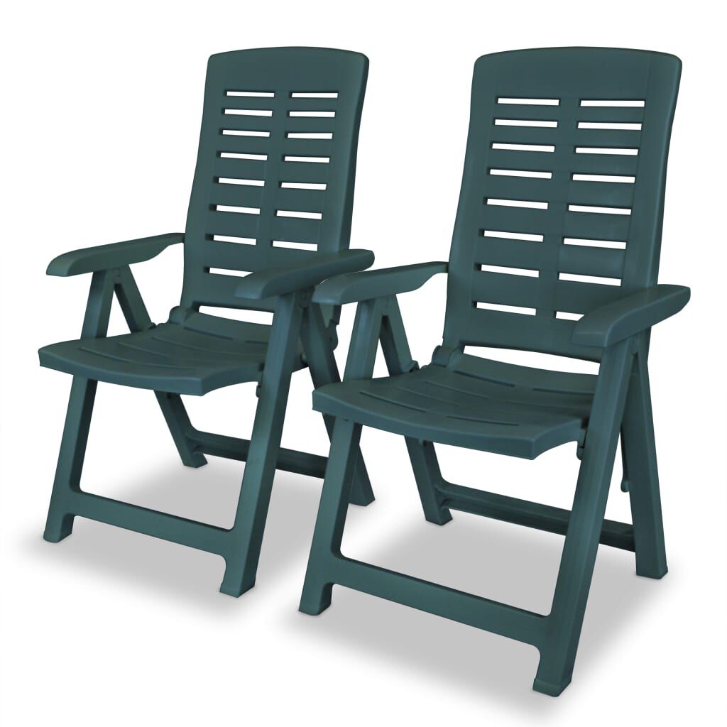 Blue plastic deals garden chairs