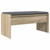 vidaXL Hall Bench with Cushion Sonoma Oak 83 x 38 x 40 cm
