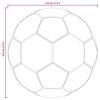 vidaXL Table Footballs 12 pcs White 3.6 x 3.6 cm Polypropylene