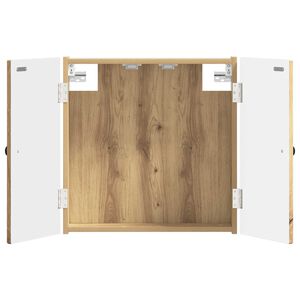 vidaXL Dartboard Cabinet EDE Artisan Oak 52.5 x 10.5 x 53.5 cm