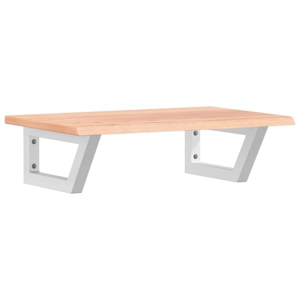 vidaXL Basin Shelf Wall Mounted Steel and Solid Wood Oak