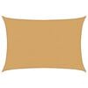 vidaXL Sunshade Sail 160 g/m&sup2; Rectangular Sand 5x6 m HDPE