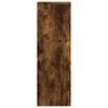 vidaXL Plant Stand Smoked Oak 33x33x100 cm Engineered Wood