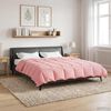 vidaXL Winter Duvet Quilted Pink 200 x 220 cm Microfiber