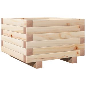 vidaXL Garden Planter 40x40x26,5 cm Solid Wood Pine