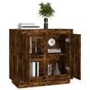 vidaXL Sideboard Smoked Oak 80x34x75 cm Engineered Wood