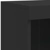 vidaXL Sideboards with LED Lights 3 pcs Black Engineered Wood