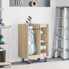 vidaXL Golf Cabinet with Wheel Plain Sonoma Oak 65 x 45 x 98 cm