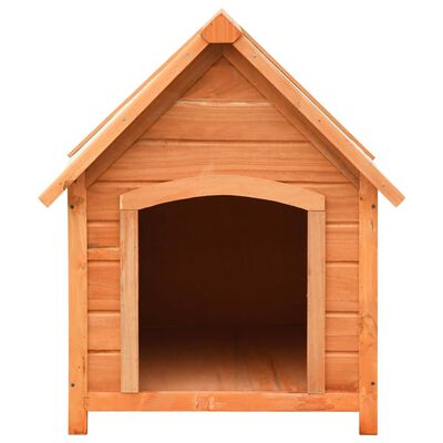 vidaXL Dog House Solid Pine & Fir Wood 72x85x82 cm