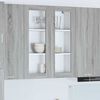 vidaXL Hanging Cabinet Grey Sonoma 80 x 31 x 100 cm Engineered Wood