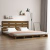 vidaXL Bed Frame without Mattress Honey Brown 140x190 cm Solid Wood Pine