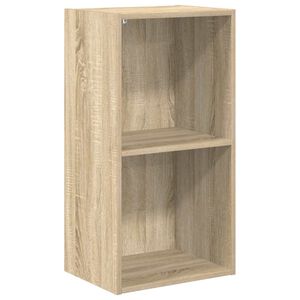vidaXL Bookcase Sonoma Oak 40x30x76,5 cm Engineered Wood