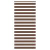 vidaXL Zebra Blind Brown 100x230 cm Fabric Width 95.9 cm Polyester