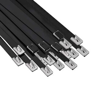 vidaXL Cable Tie 50 pcs 7.9 x 800 mm Black