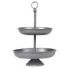 LABEL51 Tiered Stand 26x26x38 cm Antique Grey