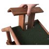FLAMINGO Bird Table with Stand Mimir 44x30x123 cm Natural