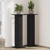 vidaXL Plant Stand 2 pcs Black Oak 30 x 30 x 95 cm Engineered wood