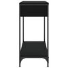 vidaXL Console Table Black 75x34.5x75 cm Engineered Wood
