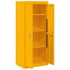 vidaXL Storage Cabinet Mustard Yellow 60 x 40 x 140 cm Steel